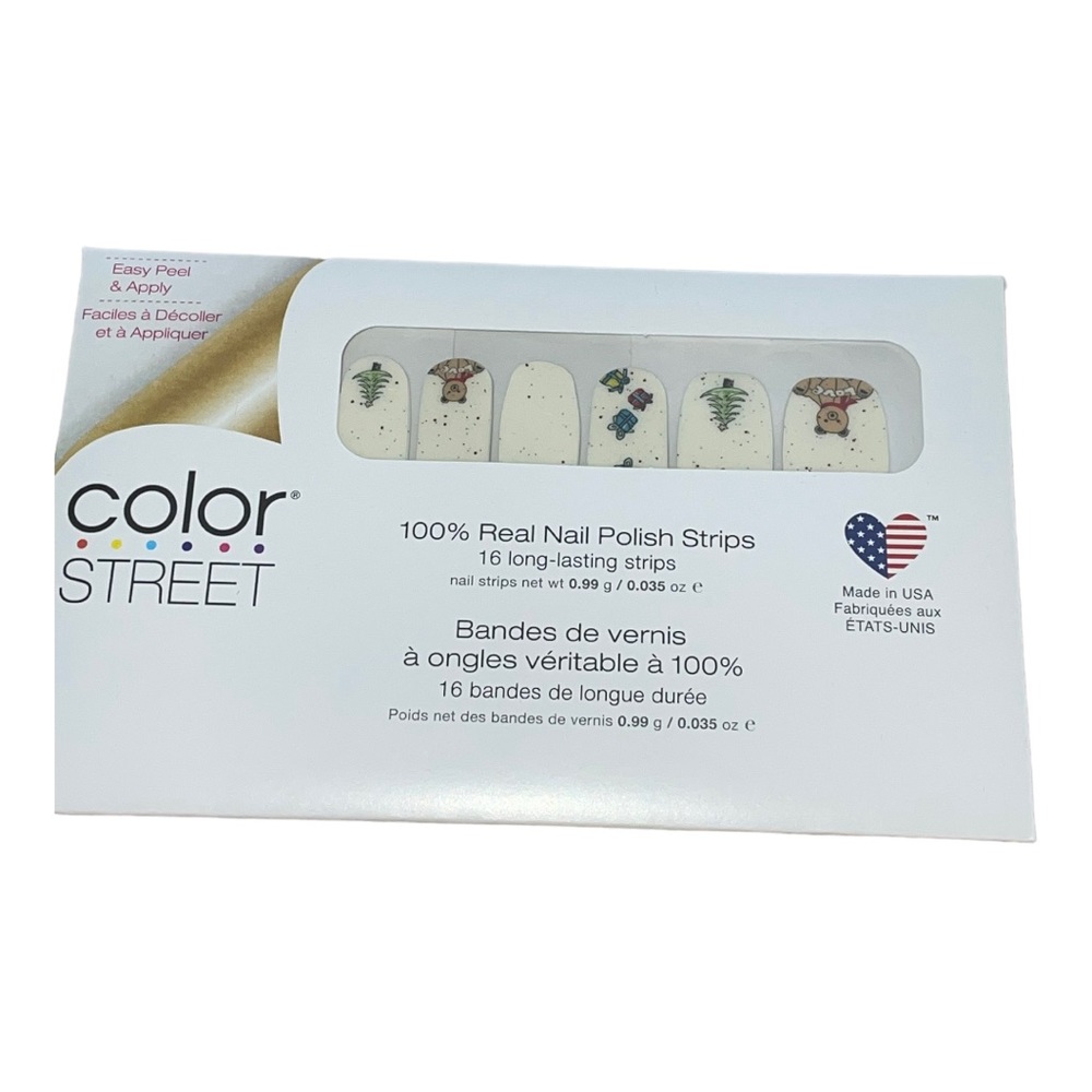 Color Street GIVE LOVE Toys For Tots Foundation Set Teddy Bear Presents - Picture 3 of 8